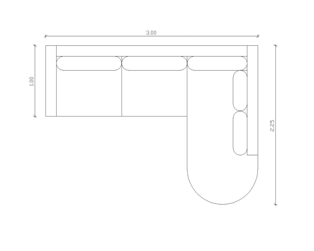 Bella sectional sofa