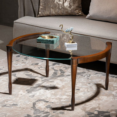 Crystal coffee table