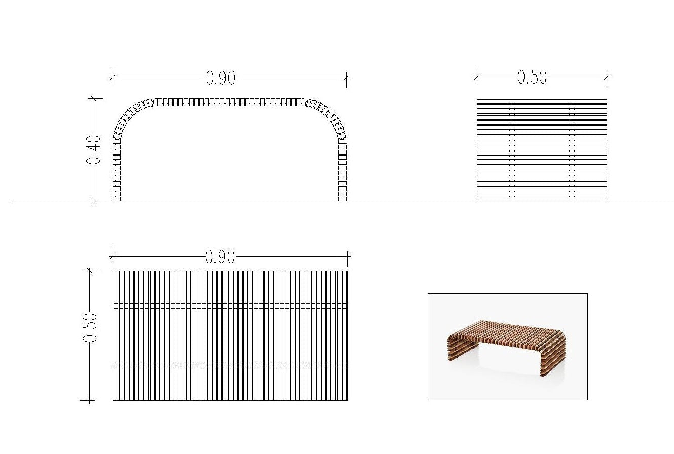 Elements coffee table