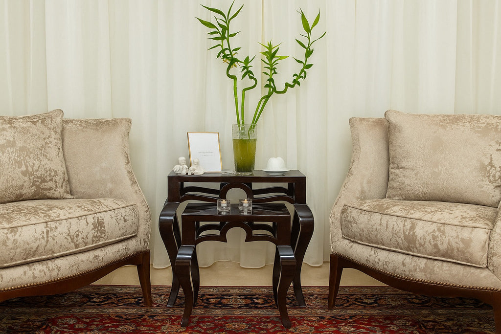 Jade nesting side table